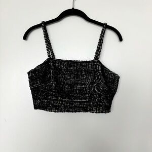 Stone Cold Fox Velvet Bralette Top